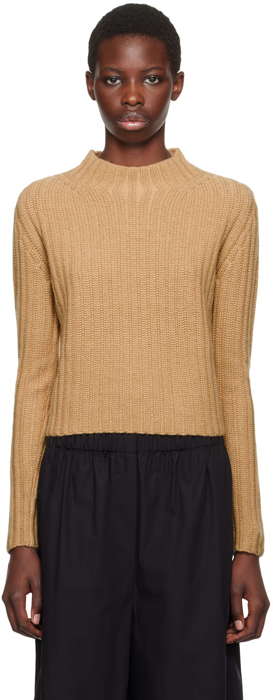 Džemper Max Mara Max Mara Aloa Mock Neck Sweater Smeđa | 2421366022600 MM12037