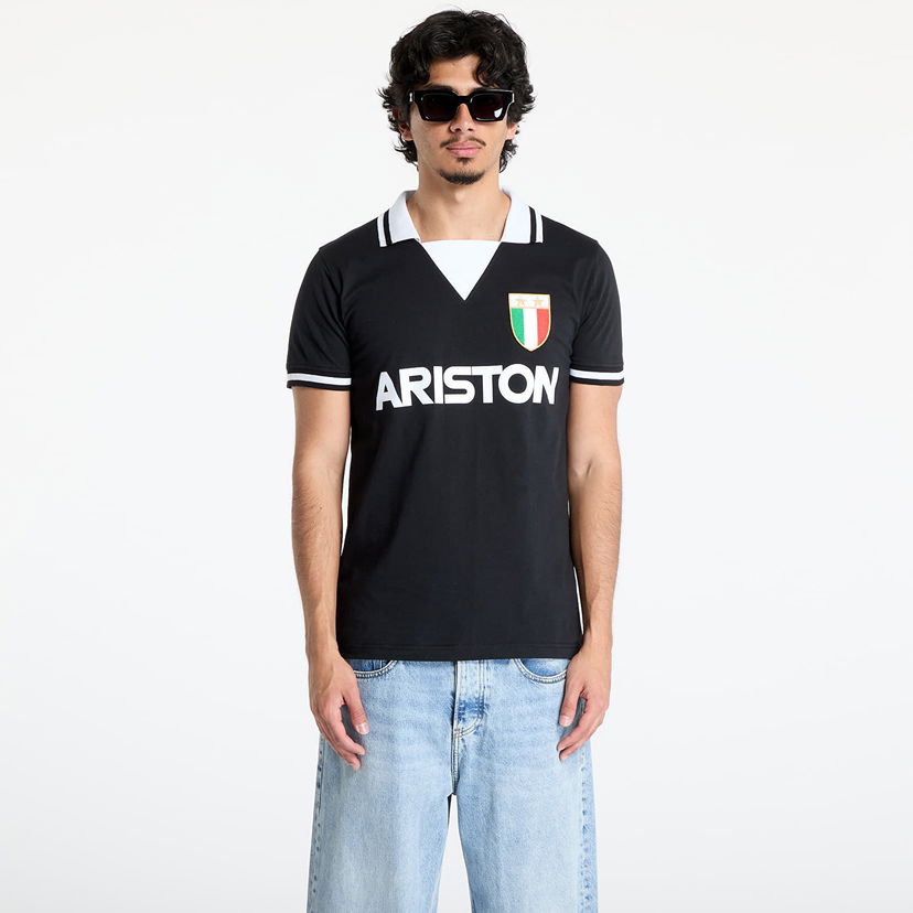 Dres COPA COPA Juventus 1986-87 Away Retro Football Shirt Crna | 298-004