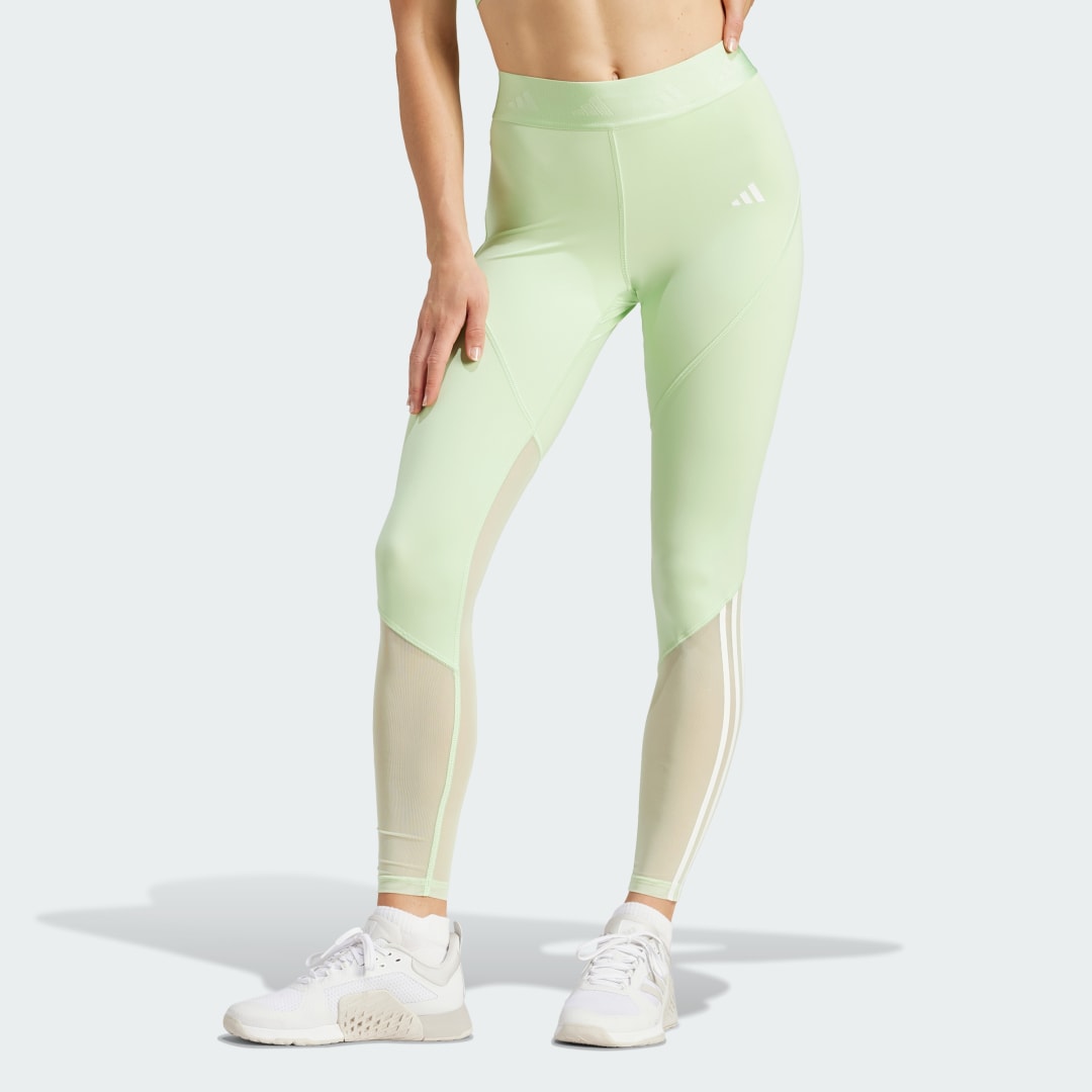 Tajice adidas Performance Hyperglam Full-Length Leggings Zelena | IS4477, 0