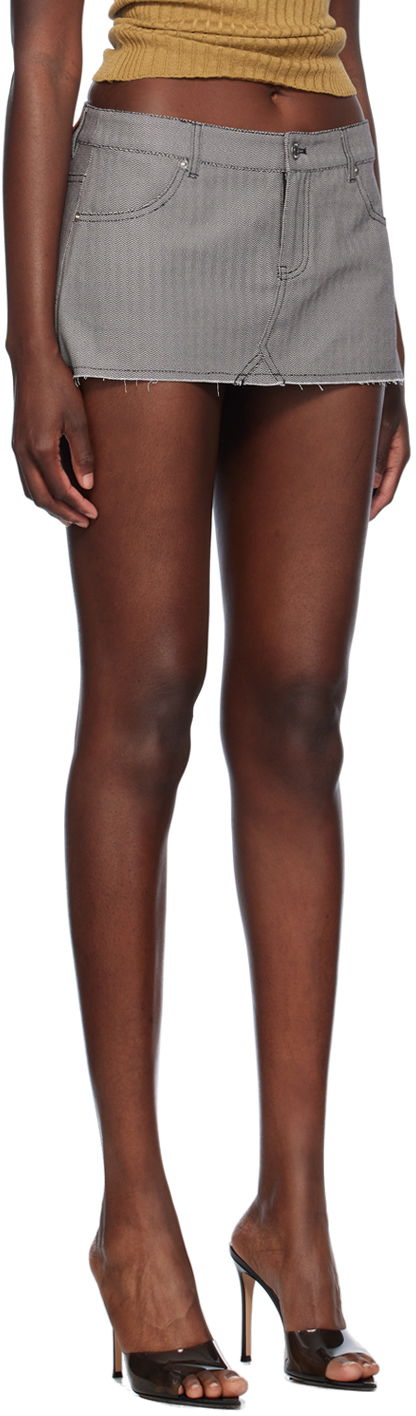 Suknja Miaou Miaou Miss Denim Miniskirt Siva | 4019HBTHYP, 1