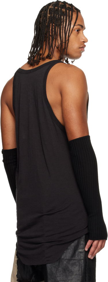 Majica bez rukava Rick Owens Concordians Pony Deep Scoop Neck Tank Top Crna | RR02E1101 JSW, 2
