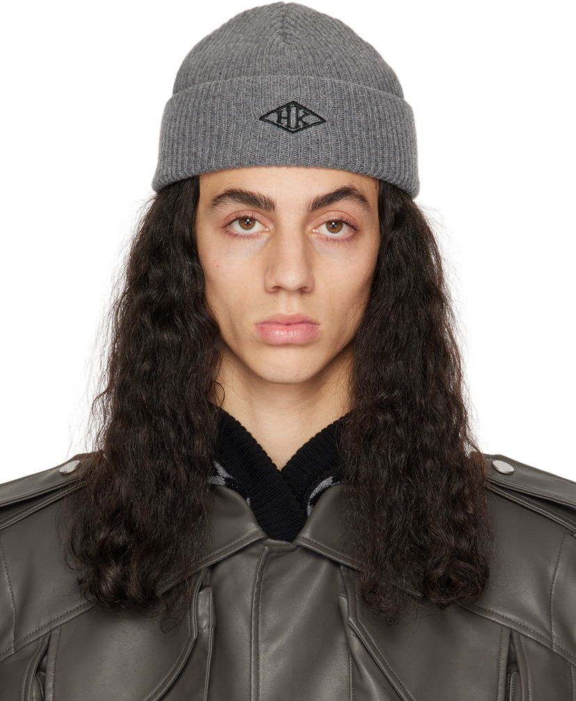 Kapica Han Kjøbenhavn Han Kjobenhavn Top Beanie Siva | A-131790