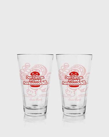 Home decor EDWIN Edwin Supply Tanuki Graphic Cola Glasses - Pack of 2 Crvena | I035937-H400, 2