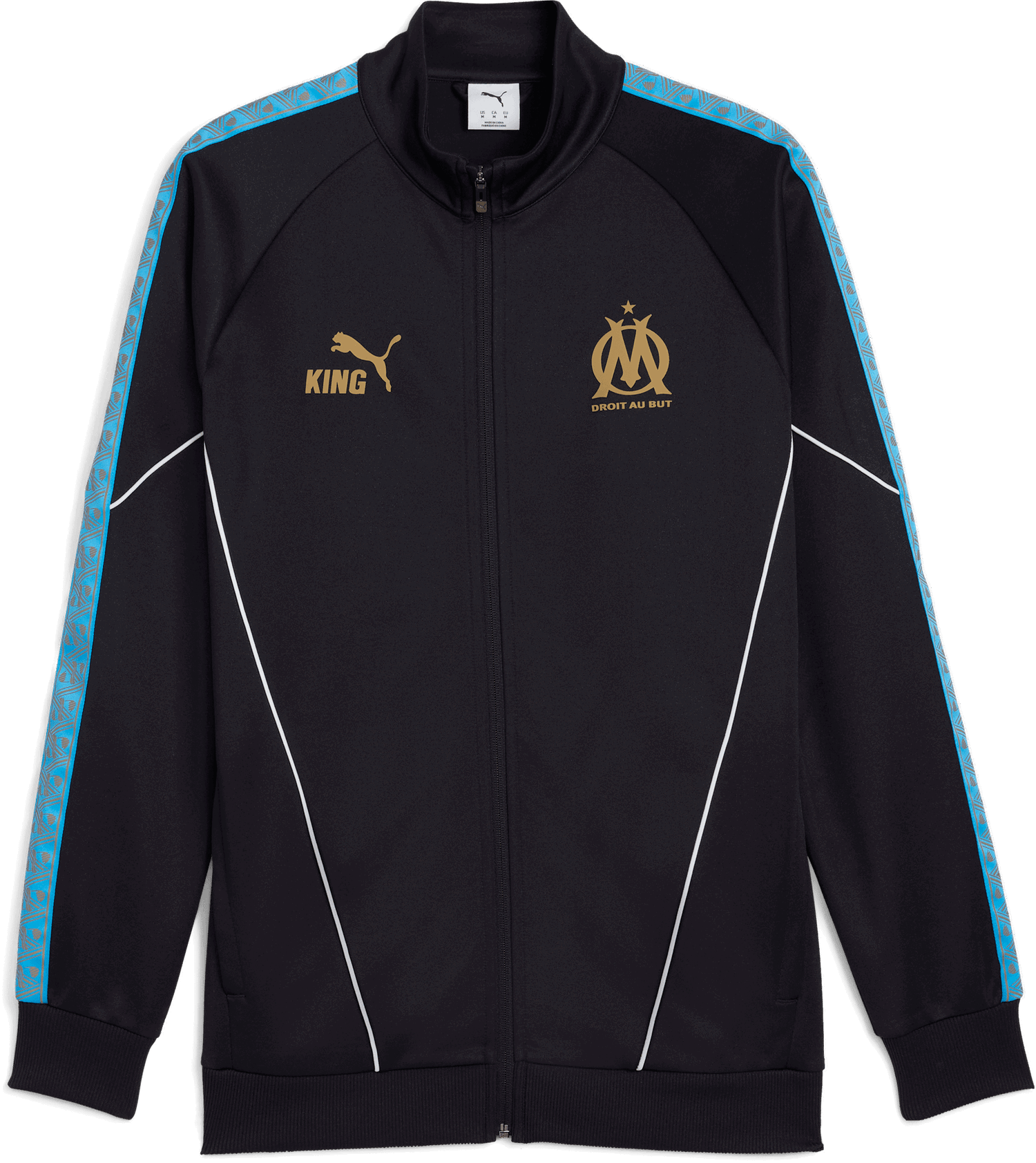 Jakna Puma Puma KING Olympique de Marseille Anthem Jacket Tamnoplava | 781557-16, 0