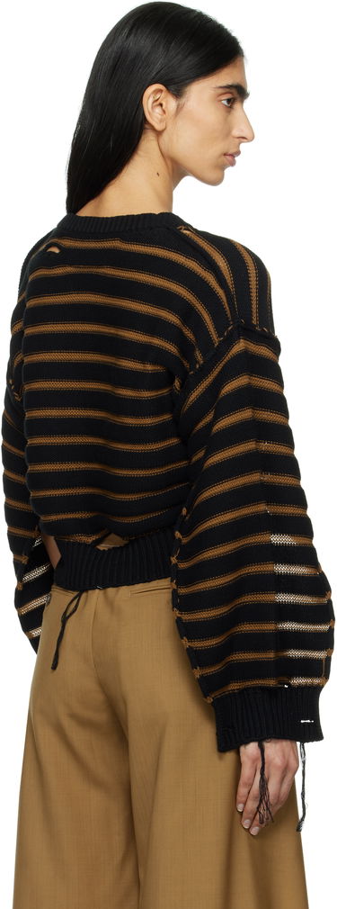 Džemper Maison Margiela MM6 Maison Margiela Striped Distressed Crewneck Sweater Višebojno | S52HL0042 M13080, 2