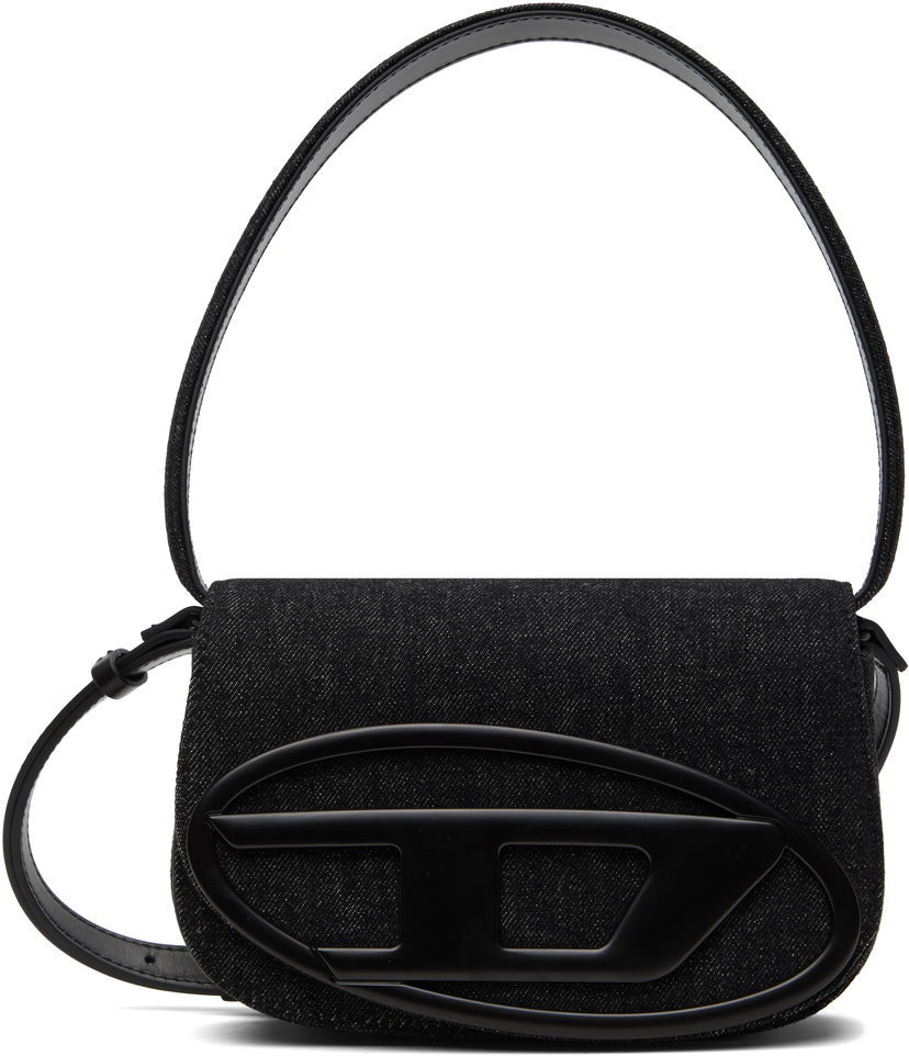 Ručna torbica Diesel 1dr Denim Shoulder Bag Crna | X08396 P6901
