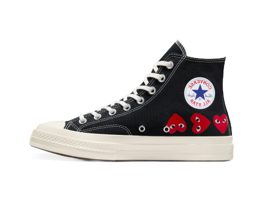Tenisice i cipele Converse Comme des Garçons PLAY x Chuck 70 Hi Crna | A08147C