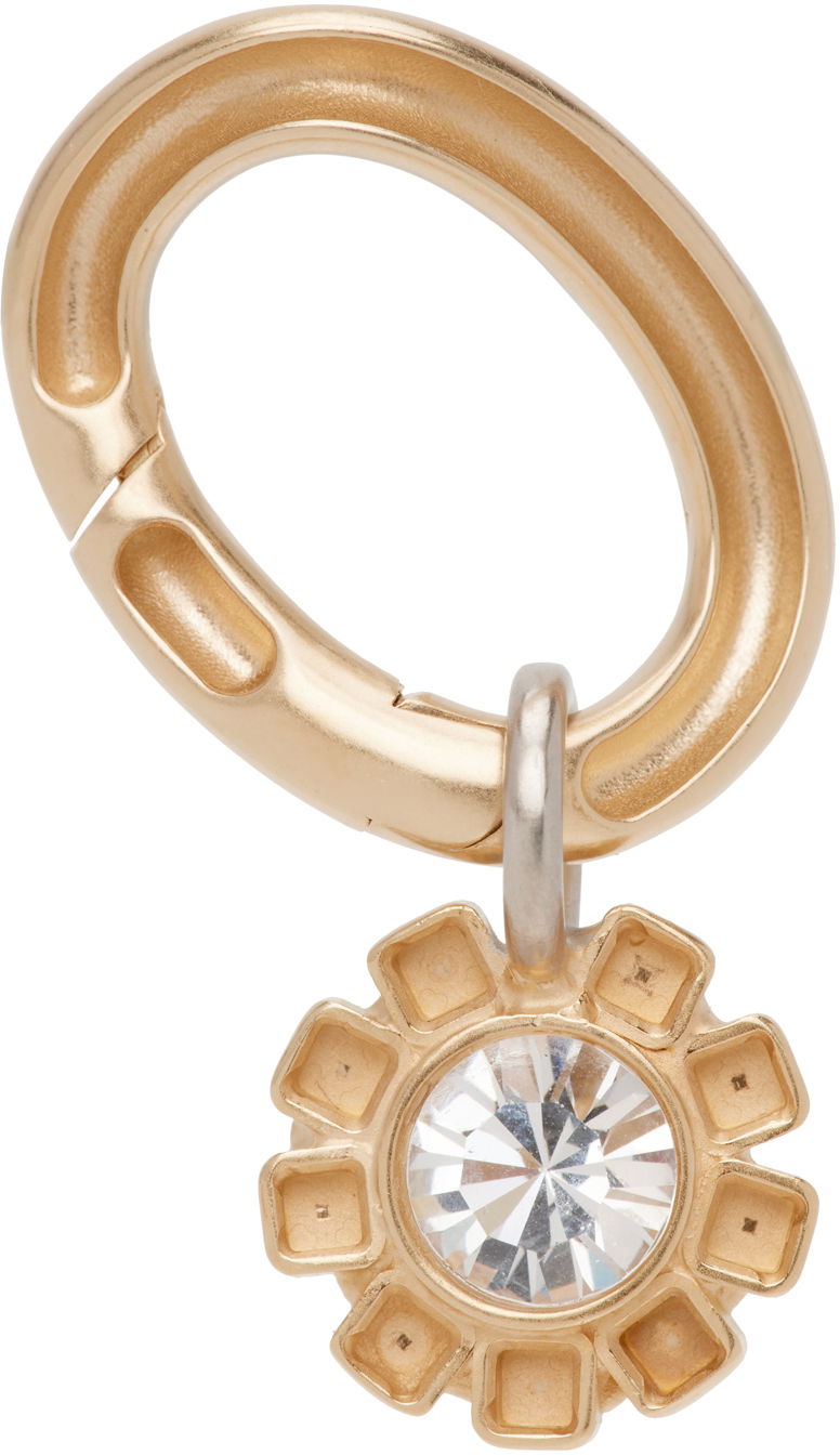Prsten Maison Margiela Graphic Single Earring With Crystal Metalik | SM1VG0029 SV0164