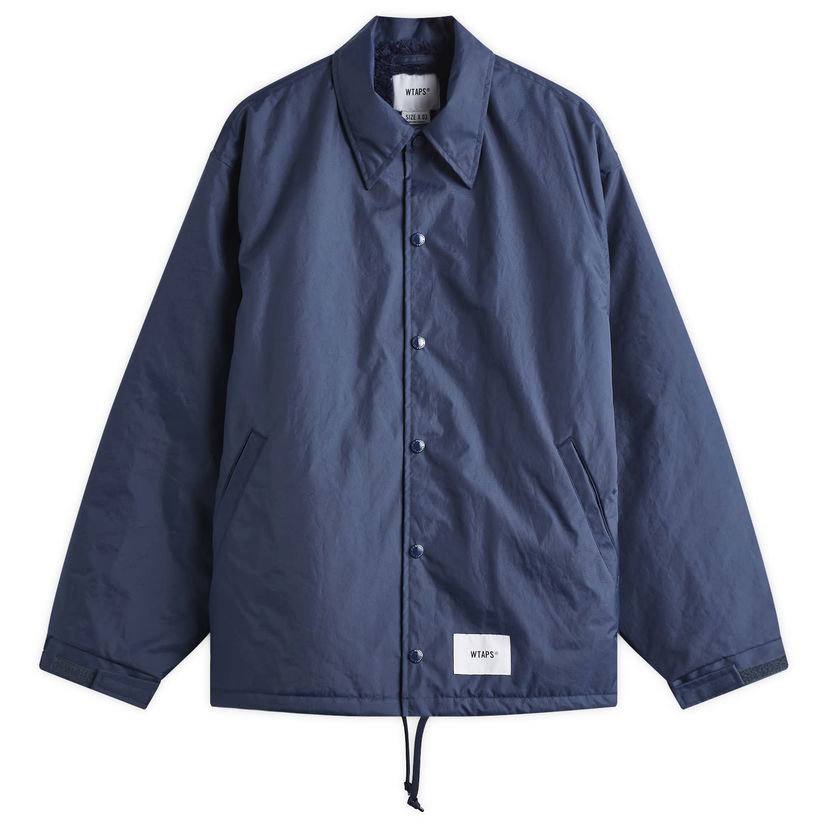 Jakna WTAPS Boa Lined Coach Jacket Plava | 242TQDT-JKM01-NVY