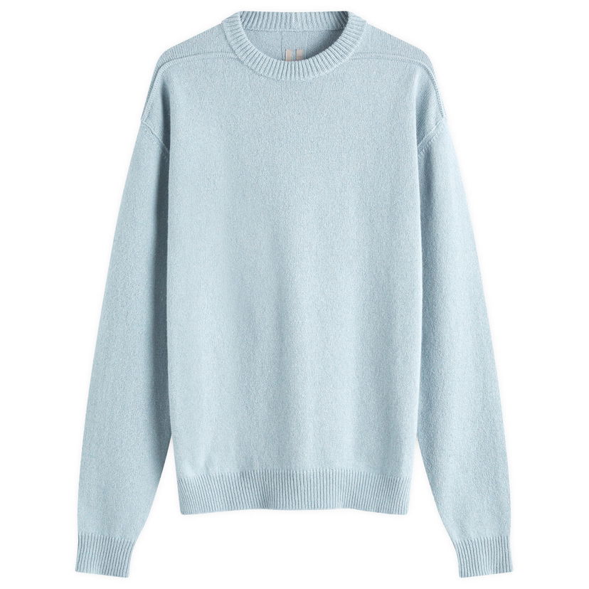 Džemper Rick Owens Round Neck Knit Jumper Plava | RP02D3679-36