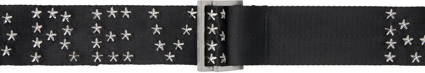 Pojasevi MISBHV MISBHV 'Forever' Star-Studded Webbing Belt Crna | 250A800