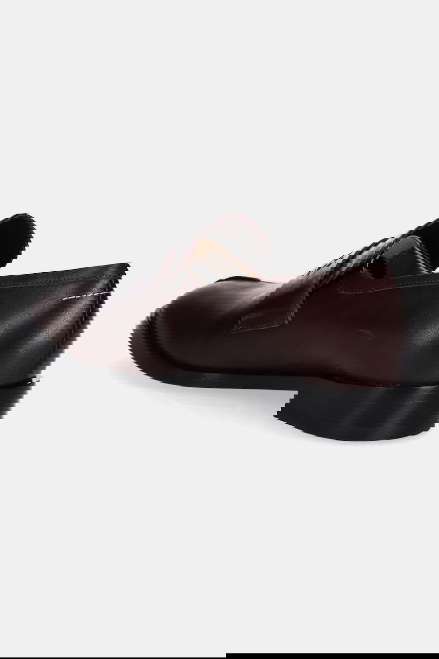 Tenisice i cipele Maison Margiela MM6 Maison Margiela Leather Loafers Tamnocrvena | S59WR0096.P5000.T2353, 1