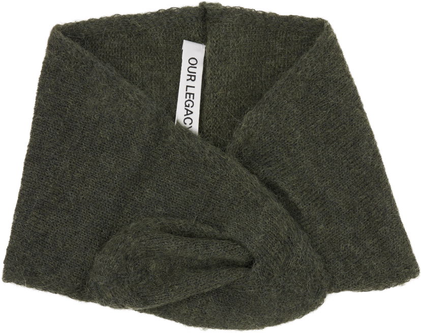 Šal OUR LEGACY Our Legacy Miniature Knotted Scarf Zelena | A4258MM