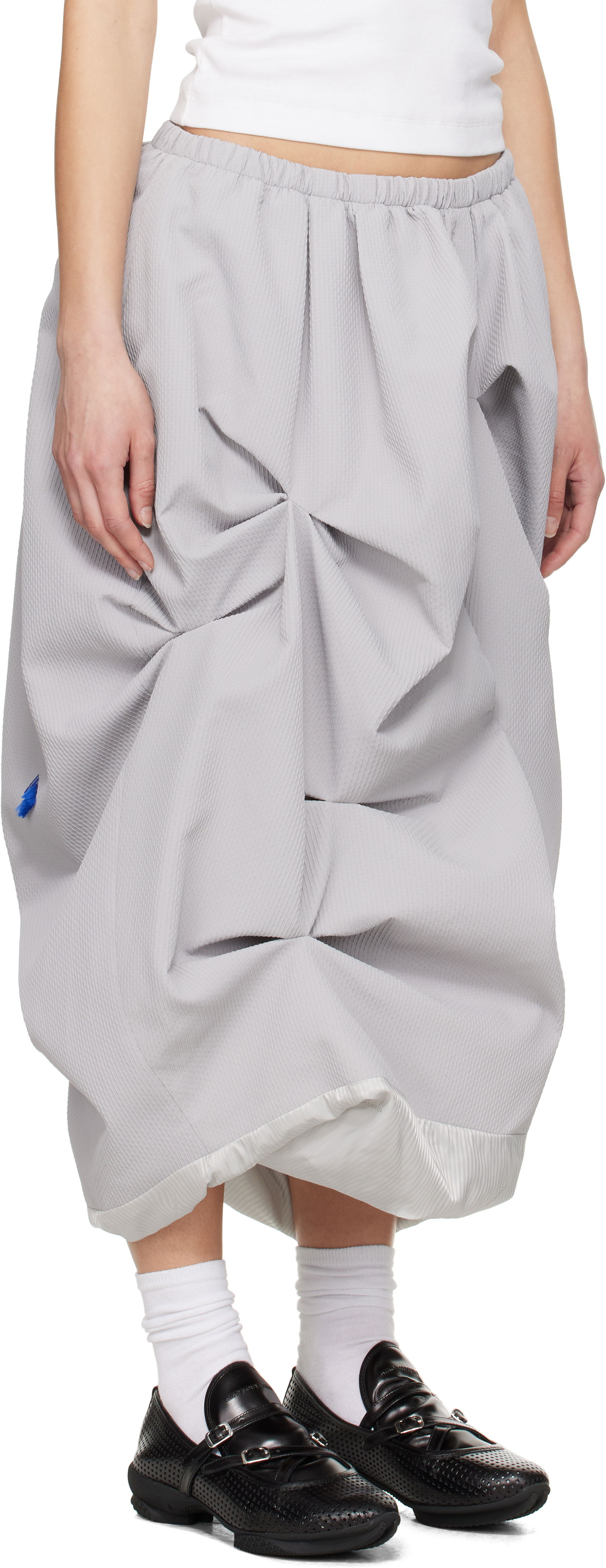 Suknja ADER ERROR ADER error Midi Gathered Skirt Siva | BO01SSSK0302GR, 1