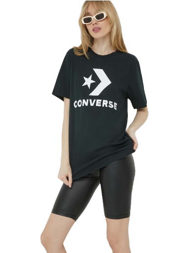 Majica kratkih rukava Converse Large Logo St Chev Tee Crna | 10025458.A02