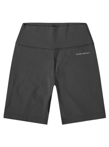 Kratke hlače Sporty & Rich Biker Shorts Crna | SH673BK