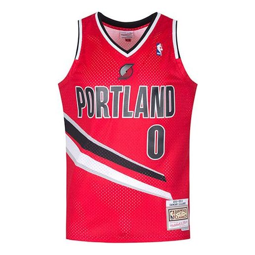 Dres Mitchell & Ness Mitchell & Ness Portland Blazers Retro Fan Edition Jersey Crvena | SMJY3457-PTB12DLIUNRD