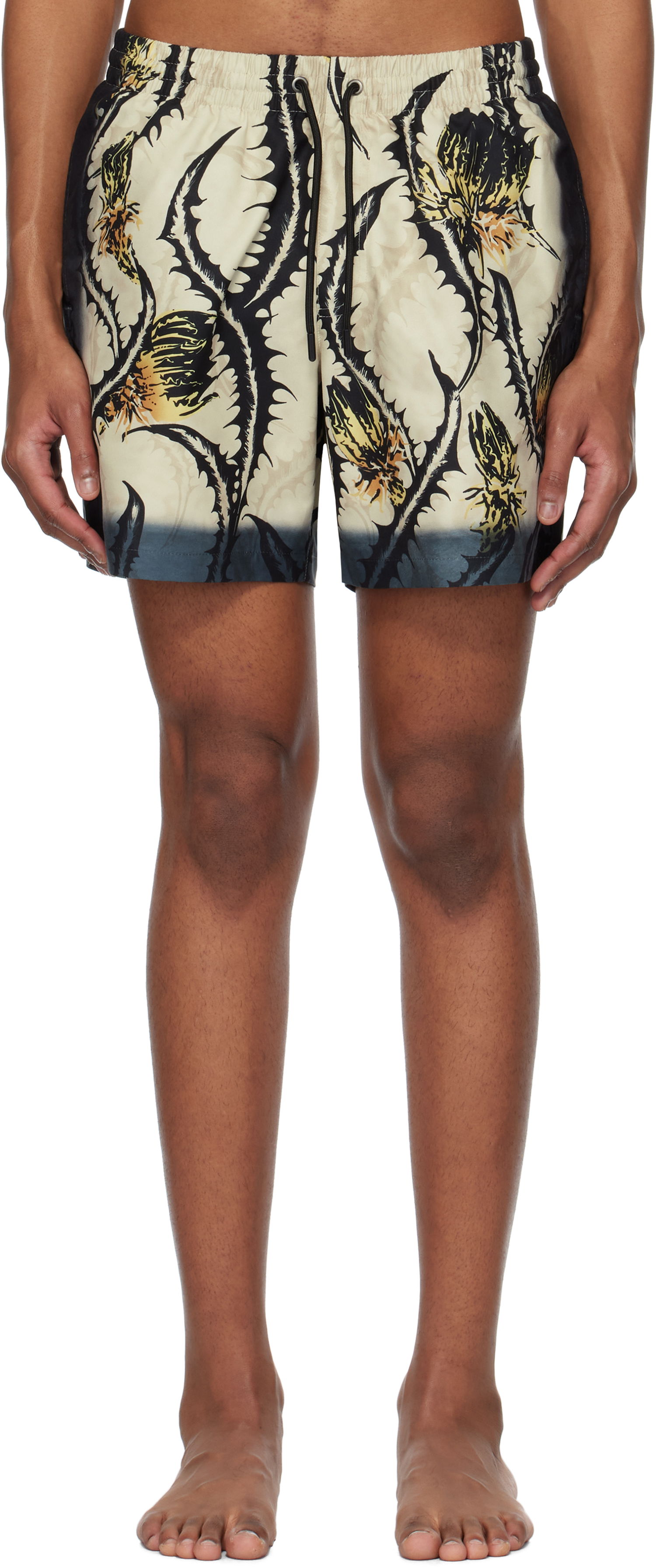 Kupaći kostimi Dries Van Noten Dries Van Noten Printed Swim Shorts Bež | 251-022500-1436, 0