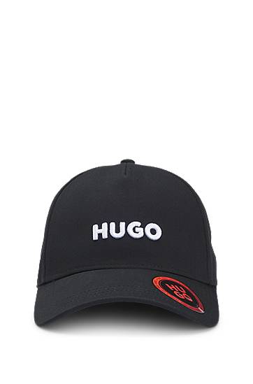 Kapa BOSS HUGO Cotton-twill Cap with Logo Crna | 50533410