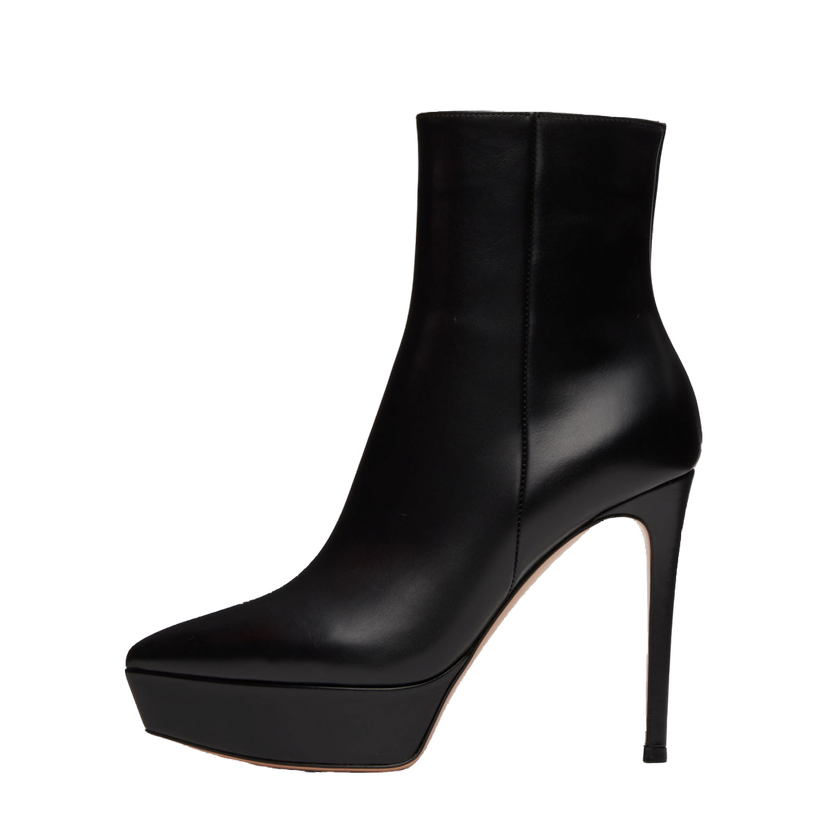 Tenisice i cipele Gianvito Rossi Dasha Platform Ankle Boots Crna | G73593.85RIC.VIT