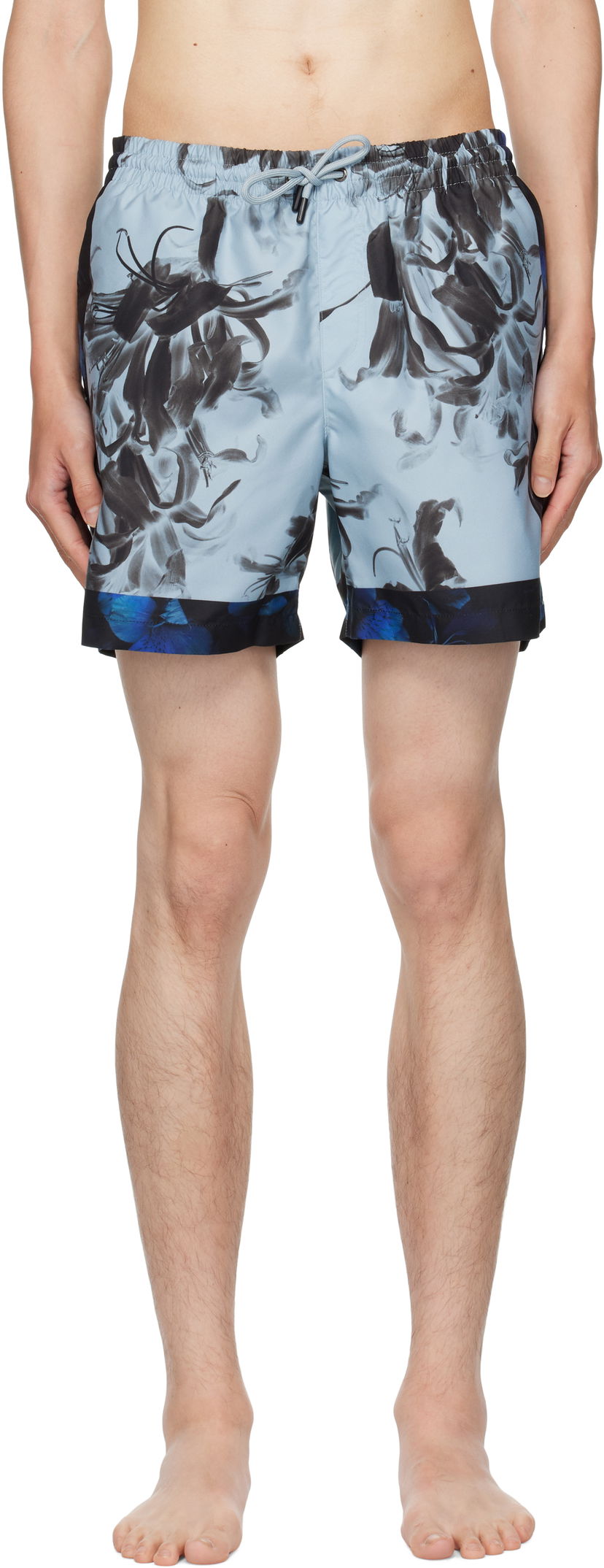 Kupaći kostimi Dries Van Noten Dries Van Noten Patterned Swim Shorts Plava | 252-022500-2270