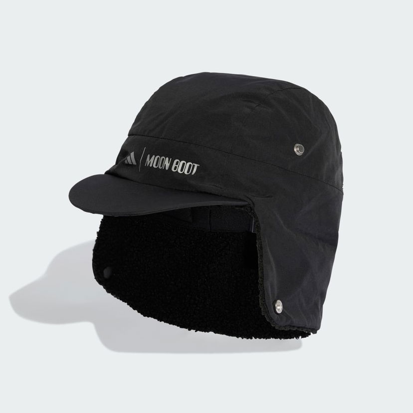 Kapa adidas Performance MOON BOOT Fleece-Lined Ear Flap Cap Crna | JL5070