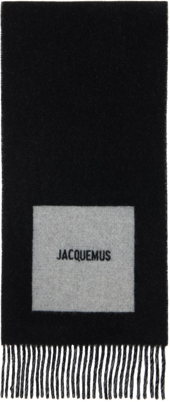 Šal Jacquemus Square Scarf Crna | 24H246AC687-5202