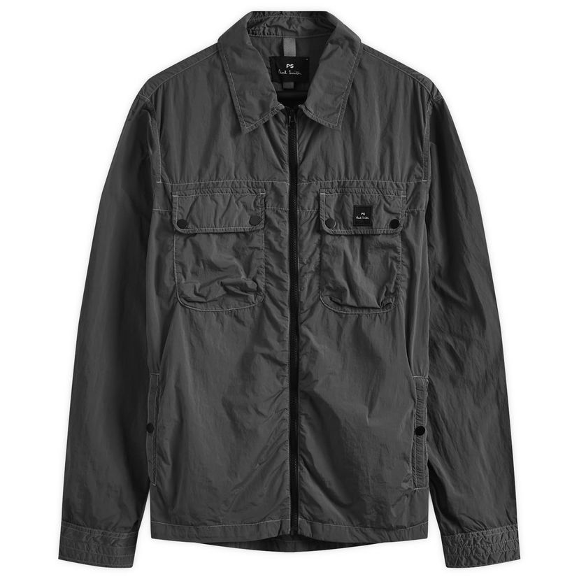 Vjetrovka Paul Smith PS by Paul Smith Zip-Front Nylon Jacket Siva | M2R-023Z-N22158-79