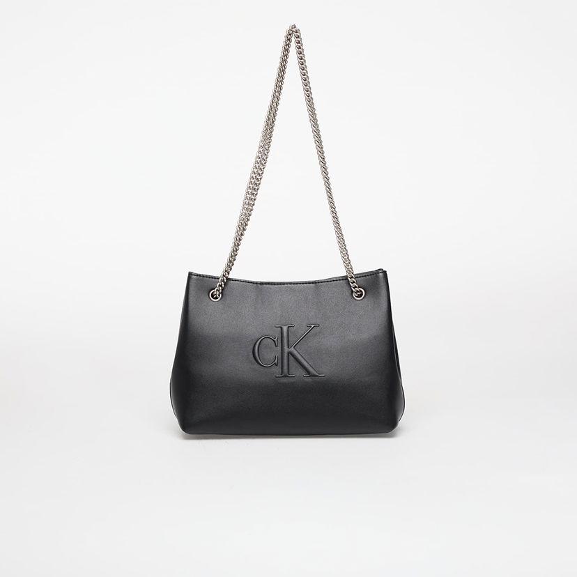 Ručna torbica CALVIN KLEIN Calvin Klein Jeans Sculpted Chain Shoulder Bag Crna | LV04K3163G UB1