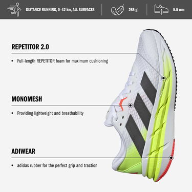 Tenisice i cipele adidas Performance Adistar 3 Zelena | ji1241, 5