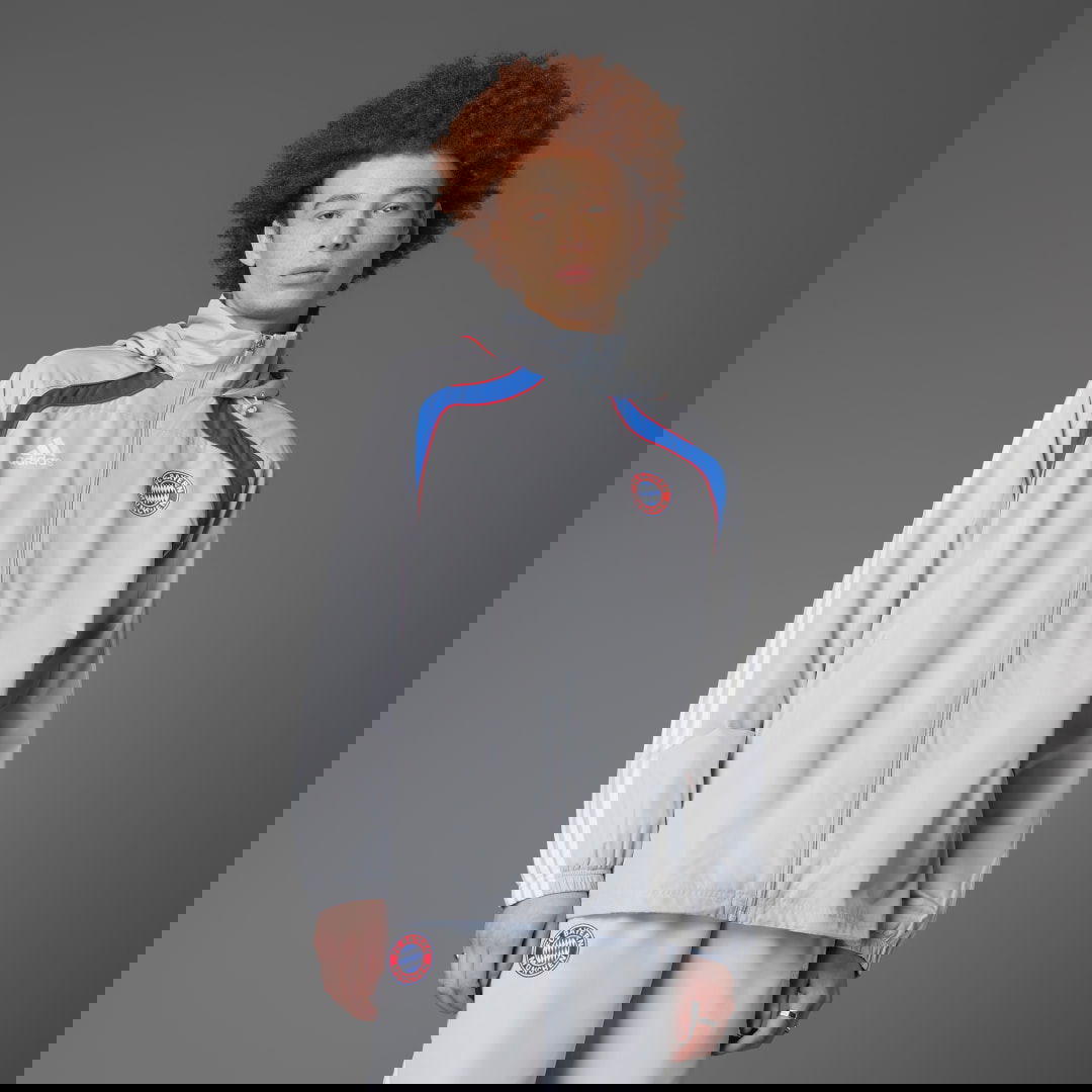 Vjetrovka adidas Performance FC Bayern Windbreaker Jacket Siva | JF0590, 0