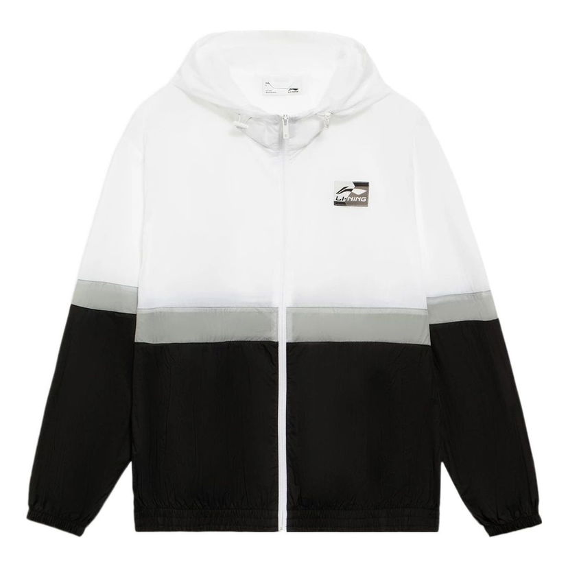 Vjetrovka Li-Ning Color Block Woven Windbreaker Crna | AFDS309-3