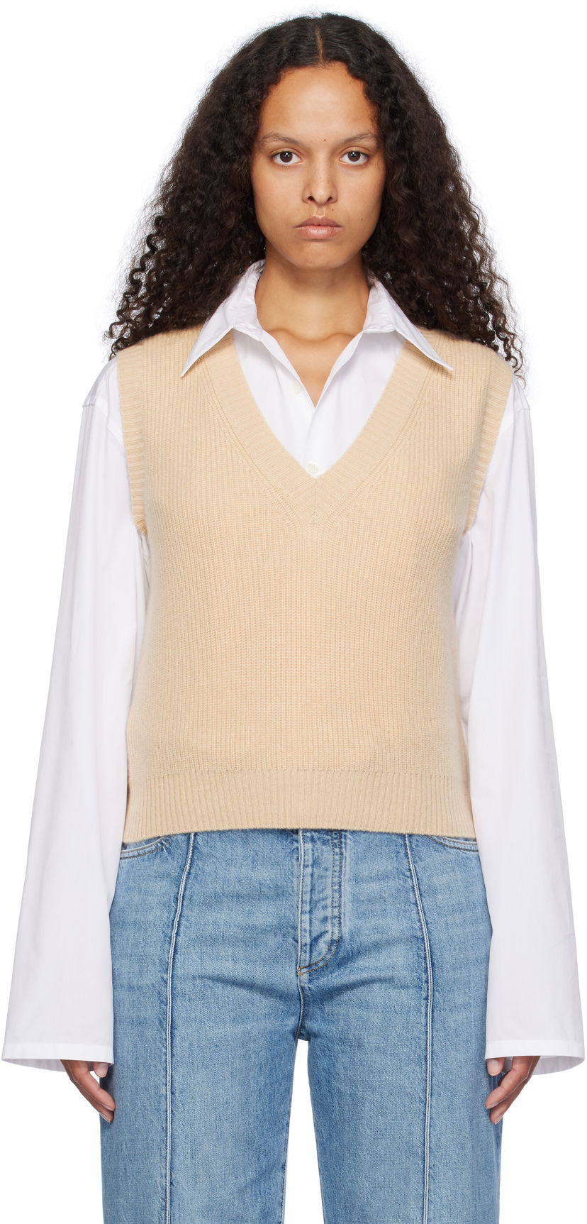 Džemper Max Mara Weekend Knit Vest Bež | 2425356032600 MM02263
