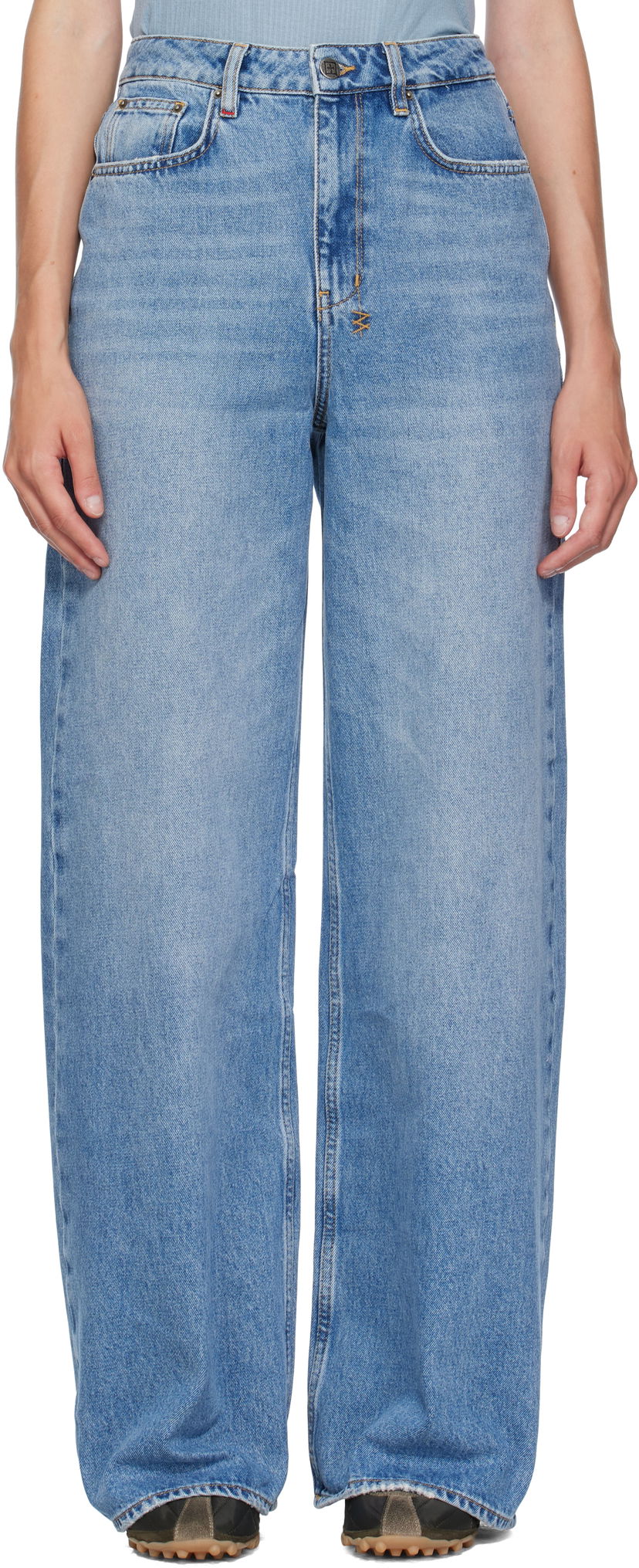 Jeans Ksubi Baggy Strider Horizon Jeans Plava | WFA25DJ024