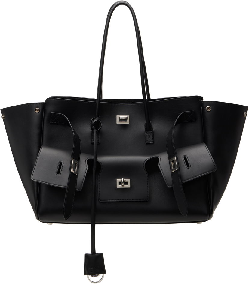 Tote bag Balenciaga Balenciaga Bel Air Medium Carry All Bag Crna | 805481 2ABAW