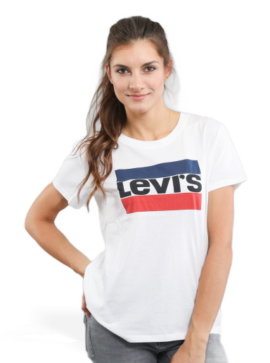 Majica kratkih rukava Levi's The Perfect Tee Bijela | 17369-0297