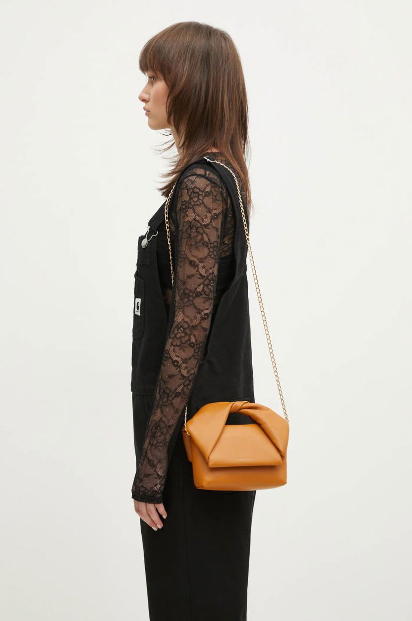 Ručna torbica JW Anderson JW Anderson Small Twister Bag Smeđa | HB0643.LA0088.604