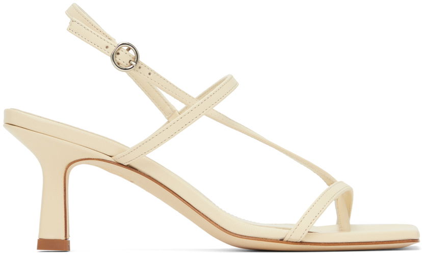 Dodaci Aeyde Aeyde Elise Heeled Sandals Bež | A11-HS-ASTS65CI-0121-100-007