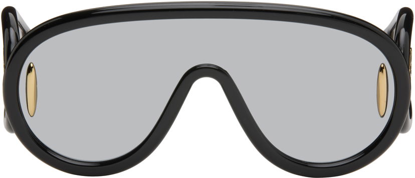 Sunčane naočale Loewe Wave Mask Sunglasses Crna | LW40108I 192337136399