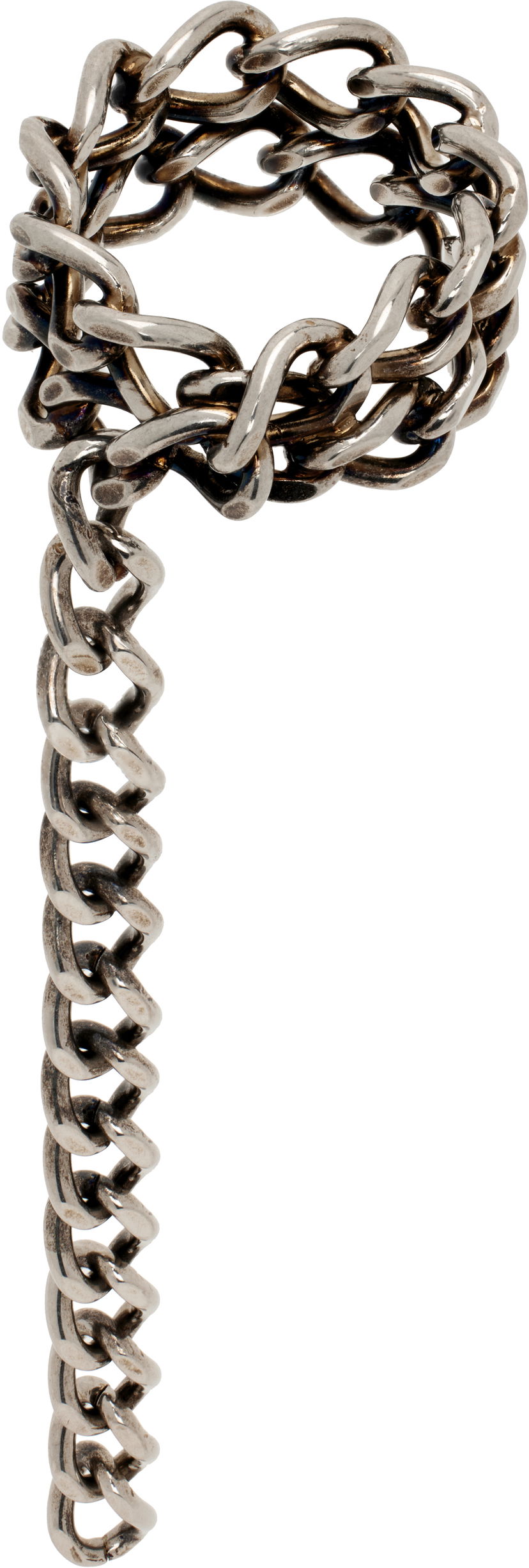 Prsten Dries Van Noten Dries Van Noten Curb Chain Ring Metalik | 251-028216-061