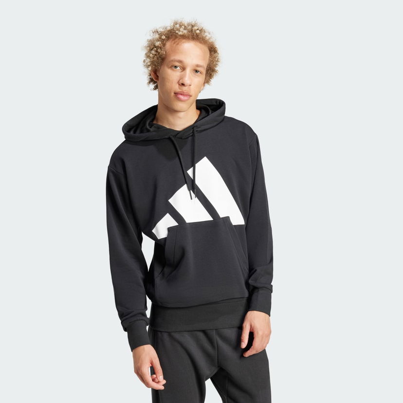 Dukserice adidas Performance Essentials Big Logo Terry Hoodie Crna | IN6164