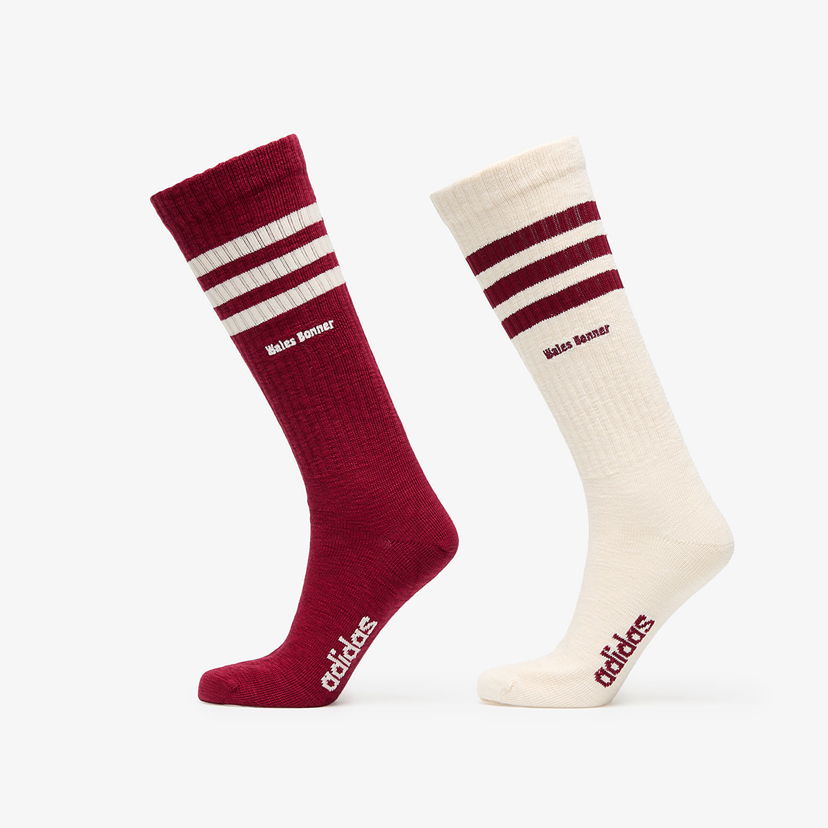 Čarape adidas Originals Wales Bonner x 3 Stripes 2-Pack Socks Bijela | JH3610