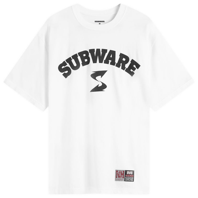 Majica kratkih rukava Neighborhood Subware SS-3 Graphic T-Shirt Bijela | 242PC49N-ST03-WHT