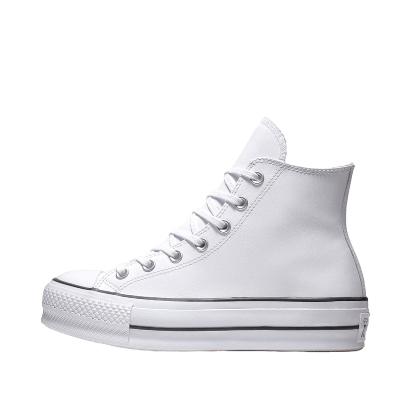 Tenisice i cipele Converse Chuck Taylor All Star Platform Leather High-Top Bijela | 561676C