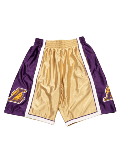 Kratke hlače Mitchell & Ness Los Angeles Lakers 75th Gold Swingman Shorts Metalik | SMSH4399-LAL09PPPGOLD