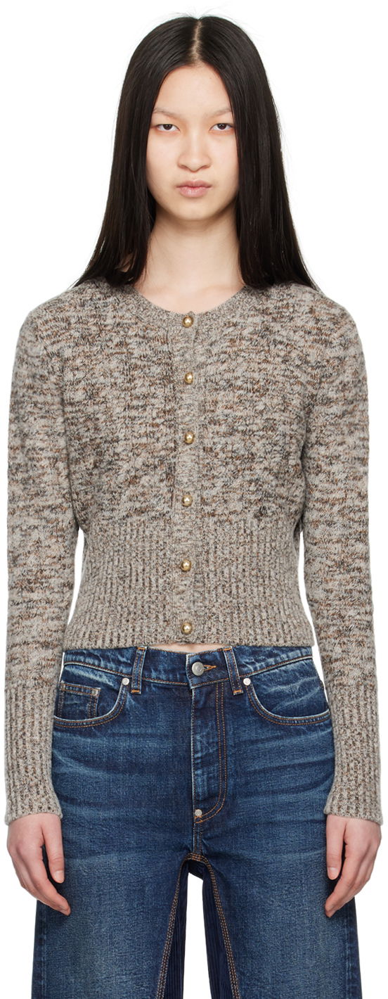Džemper Stella McCartney Knit Cardigan Siva | 6K07903S2501