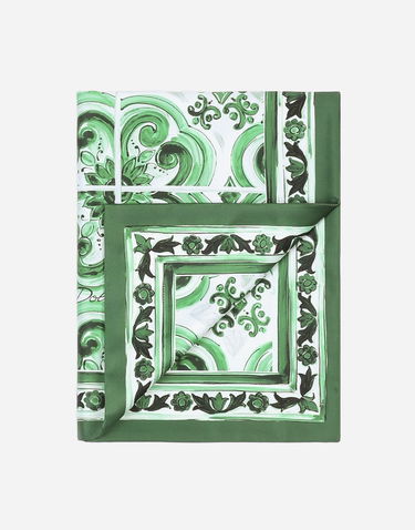 Dodaci Dolce & Gabbana Dolce & Gabbana Set of 2 Cotton Sateen Pillowcases with Green Tile Print Zelena | TCES02TCAKFUV009, 2