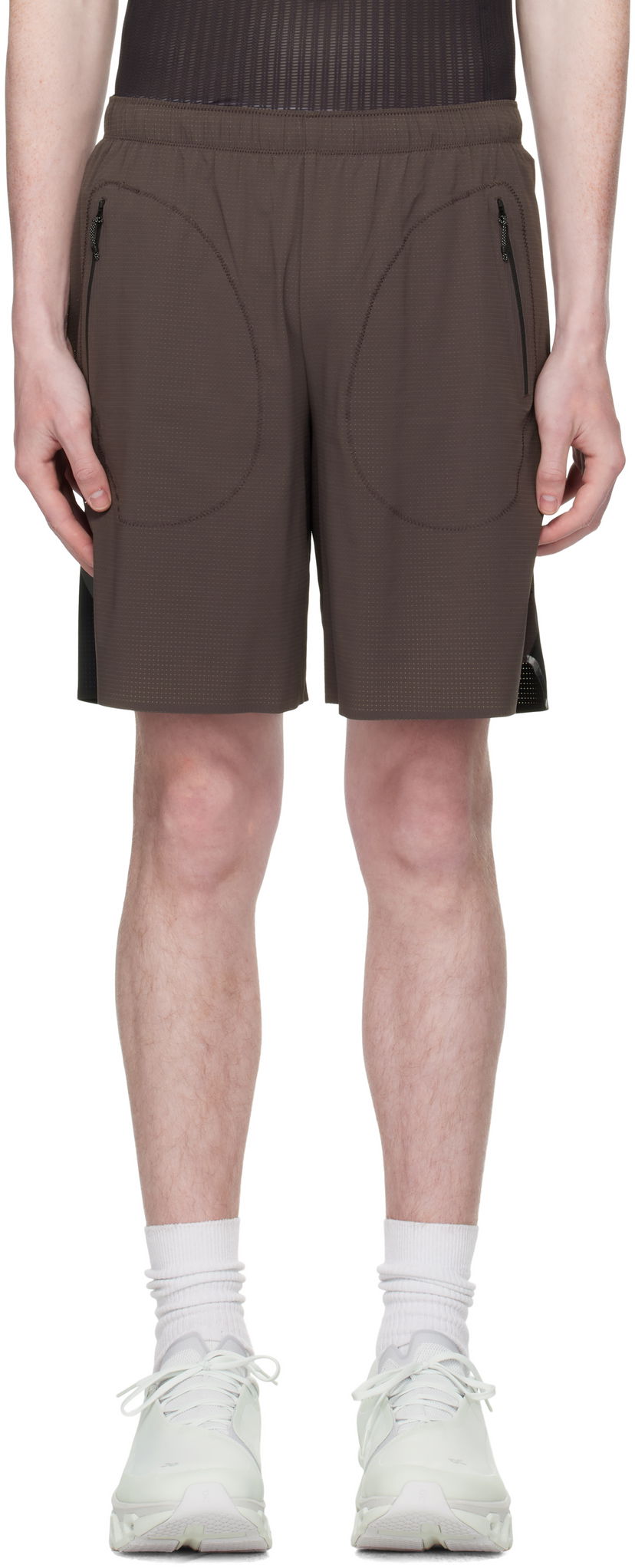 Kratke hlače Soar Running Soar Long Summer Running Shorts Smeđa | SS25-SS19M-GRE/BLK