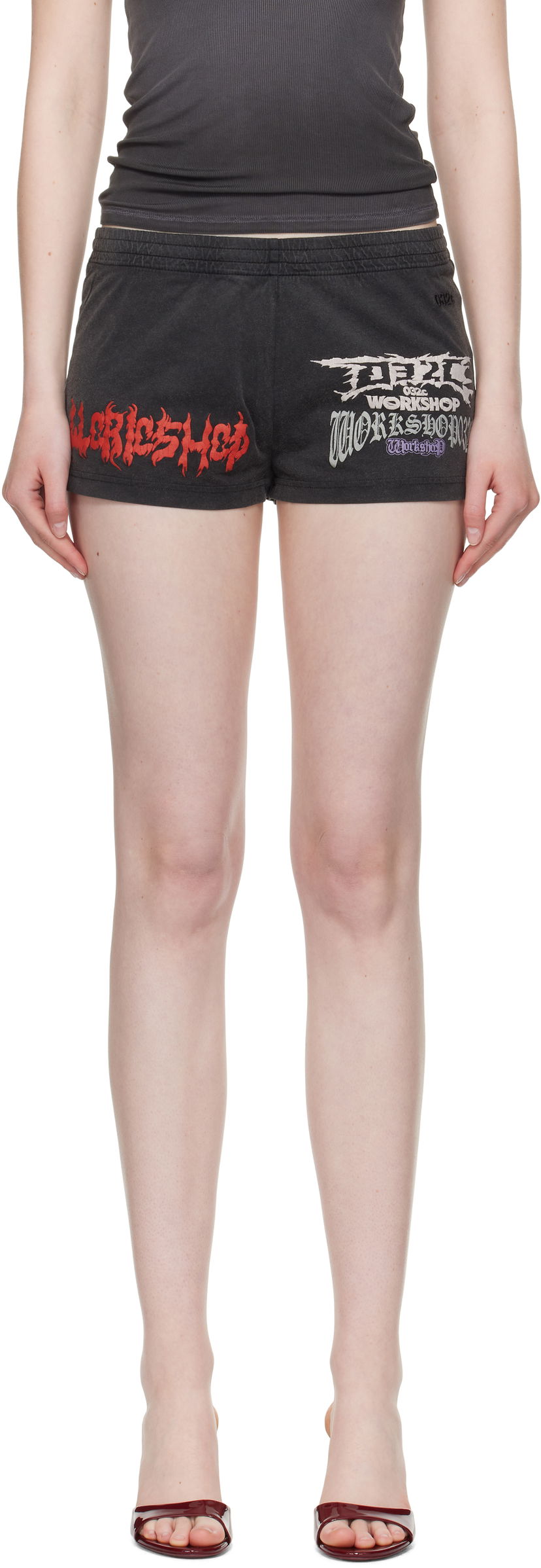 Kratke hlače 032C Telepresence Comfort Shorts Crna | S25-WRC-1171-050