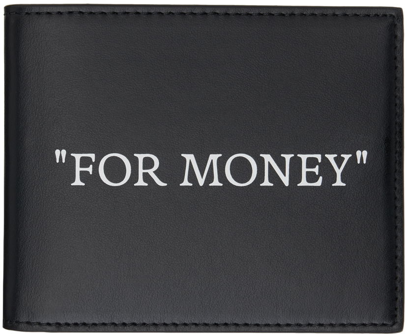 Novčanik Off-White Black Quote Bifold Wallet Crna | OMNC074C99LEA0011001